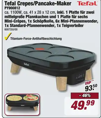 Poco Tefal crepes/pancake-maker Angebot