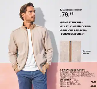 Babista Sweatjacke harion Angebot