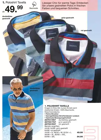 Babista Poloshirt tavella Angebot