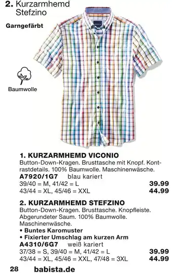 Babista Babista kurzarmhemd stefzino Angebot