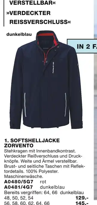 Babista Zorvento softshelljacke zorvento Angebot