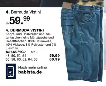 Babista Babista bermuda vistini Angebot