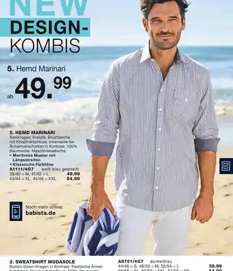 Babista Hemd marinari Angebot