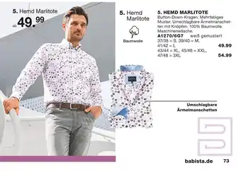 Babista Hemd marlilote Angebot