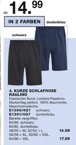 Babista Raulino kurze schlafhose Angebot