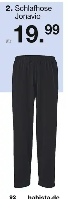 Babista Schlafhose jonavio Angebot