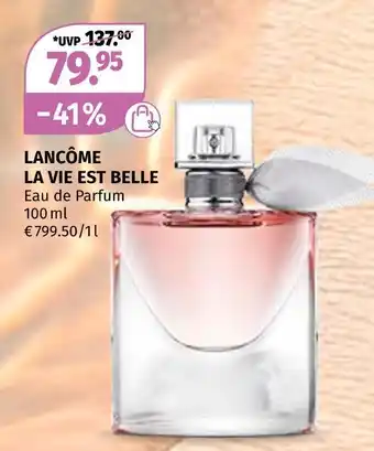 Müller Lancôme la vie est belle eau de parfum Angebot