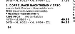 Babista Doppelpack nachthemd vierto Angebot