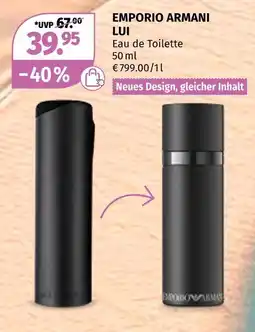 Müller Emporio armani lui eau de toilette Angebot