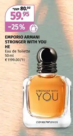 Müller Emporio armani stronger with you he eau de toilette Angebot