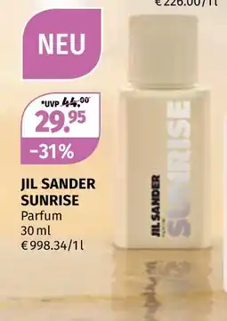 Müller Jil sander sunrise parfum Angebot