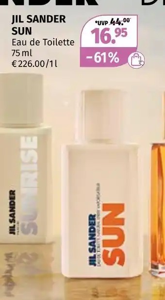 Müller Jil sander sun eau de toilette Angebot
