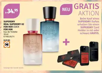 Müller Superdry real superdry 02 for her oder for him eau de toilette Angebot