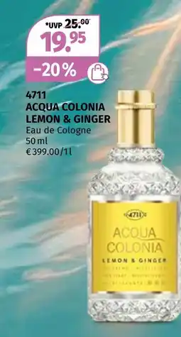 Müller 4711 acqua colonia lemon & ginger eau de cologne Angebot