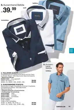 Babista Kurzarmhemd stefzite Angebot