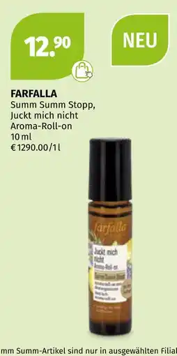 Müller Farfalla summ summ stopp, juckt mich nicht aroma-roll-on Angebot