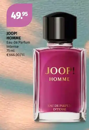Müller Joop! homme eau de parfum intense Angebot