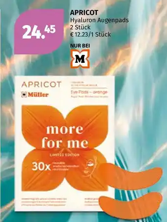 Müller Apricot hyaluron augenpads Angebot