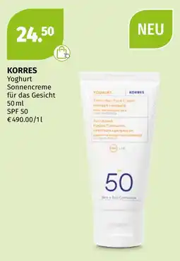 Müller Korres yoghurt sonnencreme Angebot