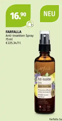 Müller Farfalla anti-insekten spray Angebot