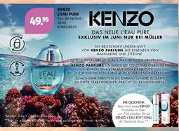 Müller Kenzo l'eau pure eau de parfum Angebot