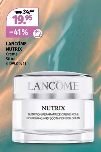 Müller Lancôme nutrix creme Angebot