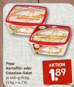 nahkauf Popp kartoffel- oder coleslaw-salat Angebot