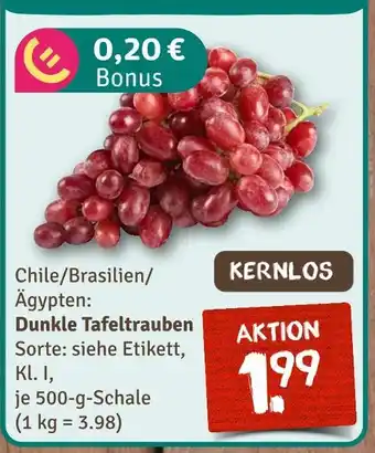 nahkauf Dunkle tafeltrauben Angebot