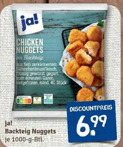 nahkauf Ja! chicken nuggets im backteig Angebot