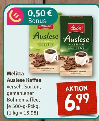 nahkauf Melitta auslese kaffee Angebot