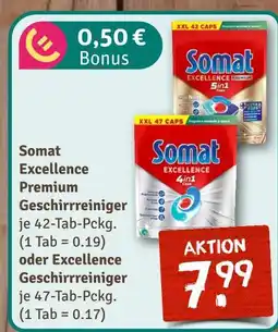 nahkauf Somat excellence premium geschirrreiniger oder excellence geschirrreiniger Angebot