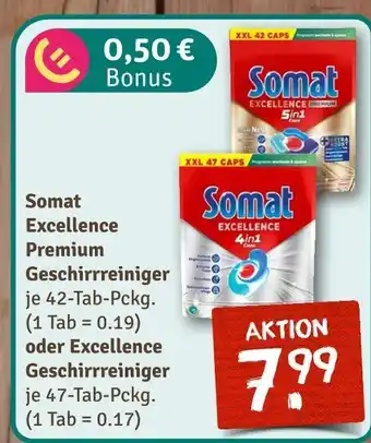 nahkauf Somat excellence premium geschirrreiniger oder excellence geschirrreiniger Angebot