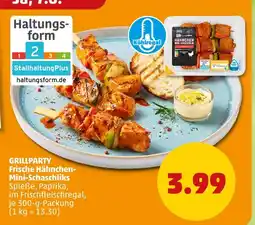 PENNY Grillparty grillparty frische hähnchen-mini-schaschliks Angebot