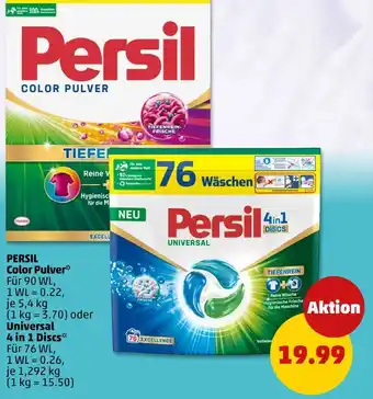 PENNY Persil color pulver Angebot