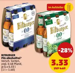 PENNY Bitburger bitburger pils alkoholfrei Angebot