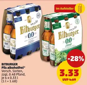 PENNY Bitburger bitburger pils alkoholfrei Angebot