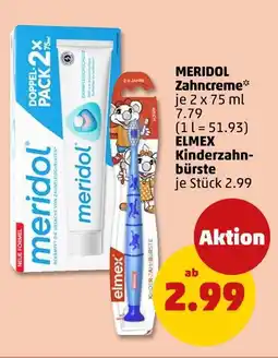 PENNY Meridol oder elmex zahncreme oder kinderzahnbürste Angebot
