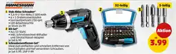PENNY Manesmann stab-akku-schrauber, bit-set oder schraubenentferner-set Angebot