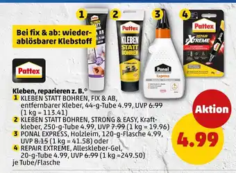 PENNY Pattex kleben oder reparieren Angebot