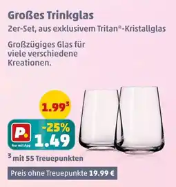 PENNY Großes trinkglas Angebot