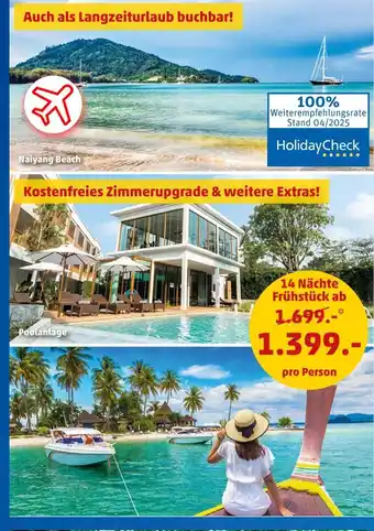 PENNY Holidaycheck 14 nächte frühstück Angebot