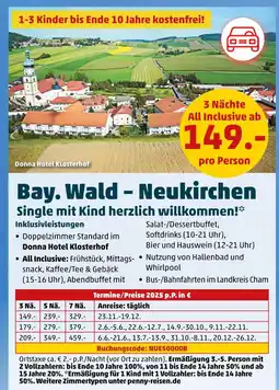 PENNY Donna hotel klosterhof bay. wald – neukirchen single mit kind herzlich willkommen! Angebot