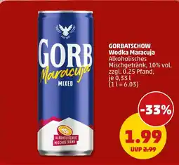 PENNY Gorbatschow wodka maracuja Angebot