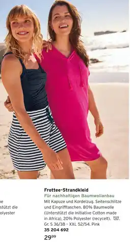 Tchibo Frottee-strandkleid Angebot