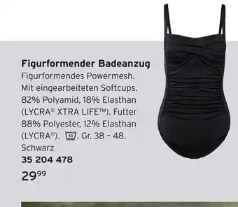 Tchibo Figurformender badeanzug Angebot