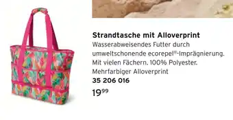 Tchibo Strandtasche mit alloverprint Angebot