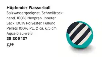 Tchibo Hüpfender wasserball Angebot