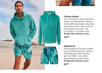 Tchibo Frottee-hoodie oder badeshorts Angebot