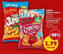 PENNY Lorenz erdnuss locken oder crunchips Angebot