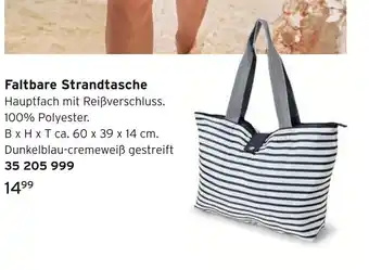 Tchibo Faltbare strandtasche Angebot